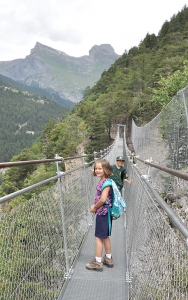 walking the bridge