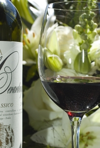 wine and bottle