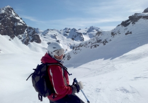 off pist skier