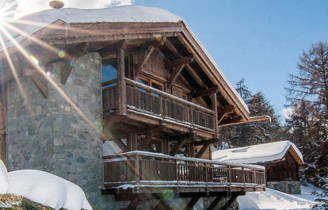 winter ski in chalet nendaz